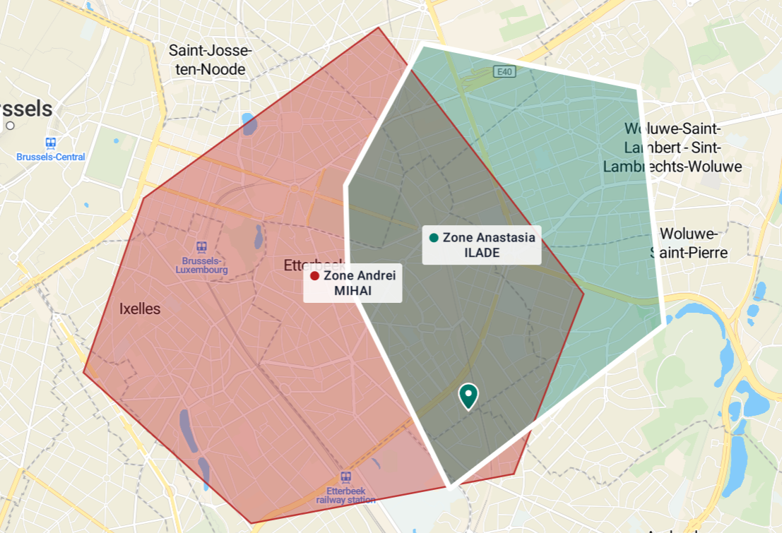 zone d'intervention pour kinésithérapie à domicile